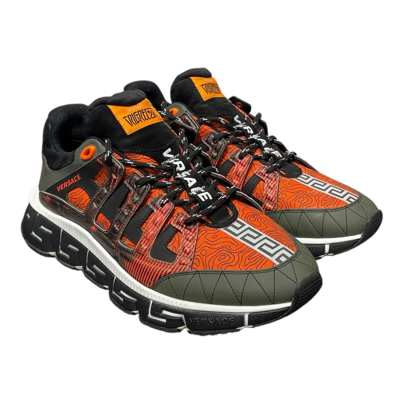 Men's All-Season Shoes VERSACE/Low-Sneakers/Border/ORN/
