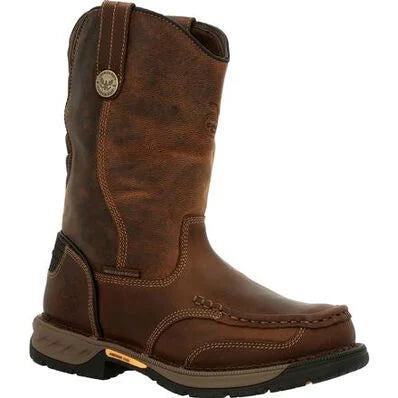 Men's Casual Boots Georgia Boot Athens 360 Waterproof Pull-On Workboot | Gb00441