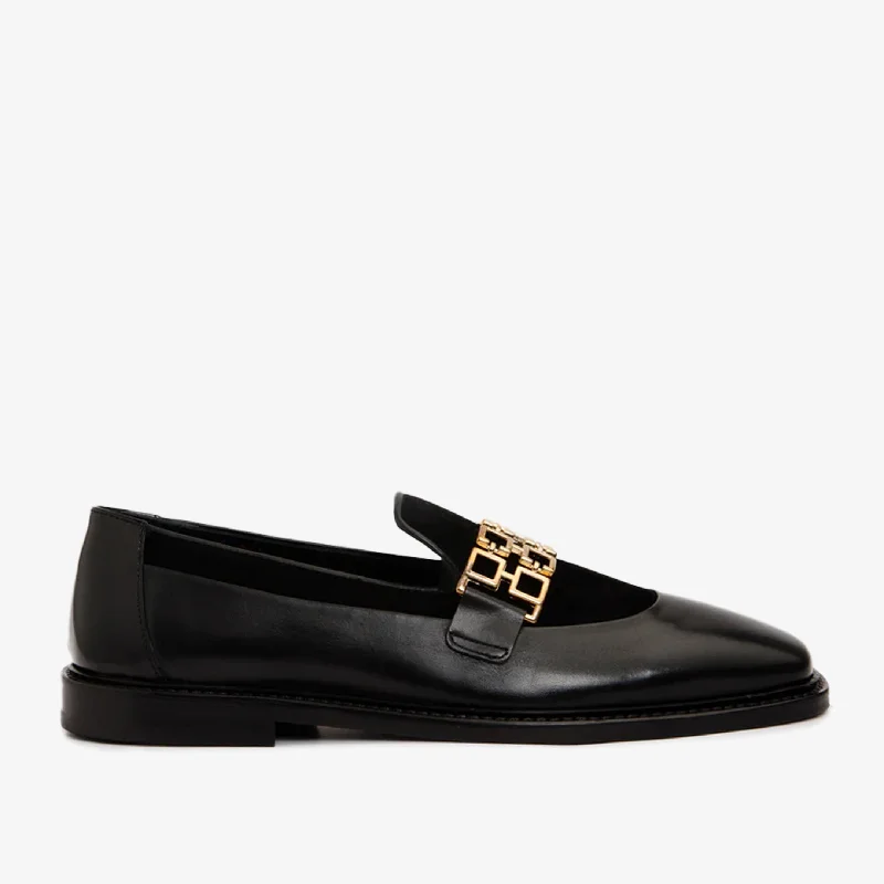 Men's Fashionable Shoes The Gemena Black Shoe Bit Dress Loafer Men Shoe