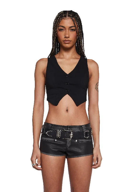 Unique Women's Fashion Pieces Darla Micro Vest