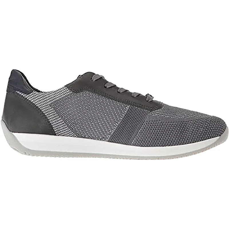 Men's Reinforced Sole Boots Men's Ara Louie Grey Woven Stretch Fabric