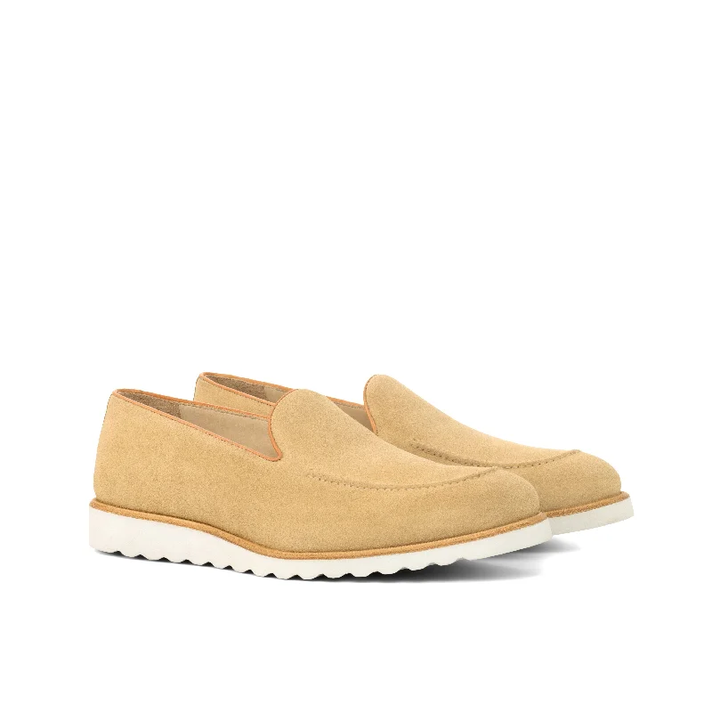 Unmissable Discounts On Modern Designer Shoes DapperFam Luciano in Sand / Cognac Men's Lux Suede & Italian Leather Loafer Unmissable Discounts On Modern Designer Shoes DapperFam Luciano in Sand / Cognac Men's Lux Suede & Italian Leather Loafer