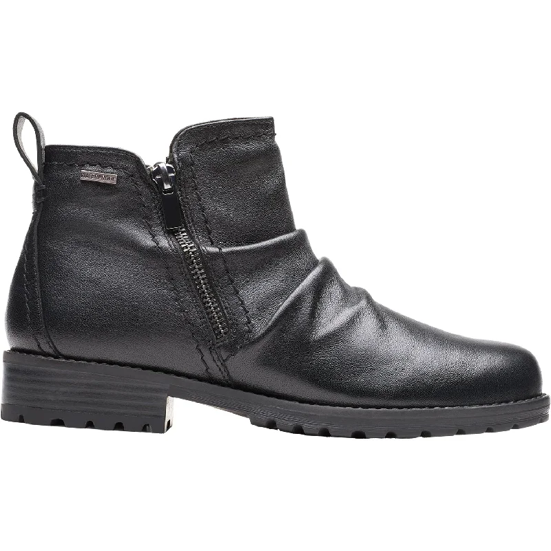 Men's Trendy Shoes Women's Clarks Aspra Walk WP Black Leather