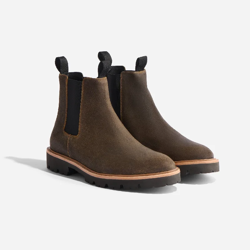 Men's Modern Shoes Go-To Chelsea Boot 2.0 Waxed Brown