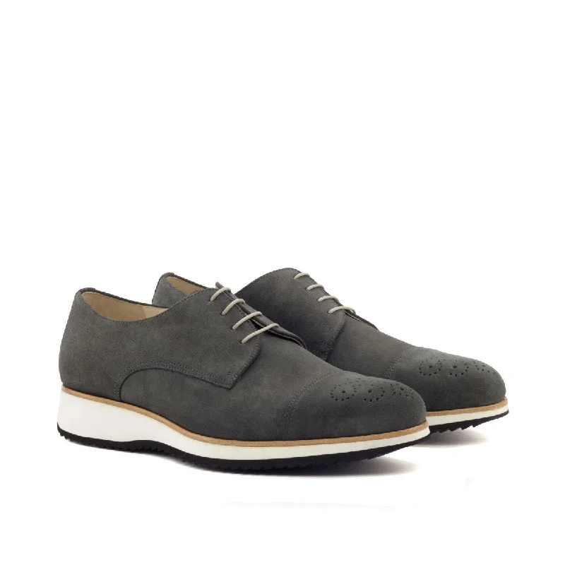 Unbeatable Prices On Top-Brand Shoes DapperFam Vero in Grey Men's Lux Suede Derby