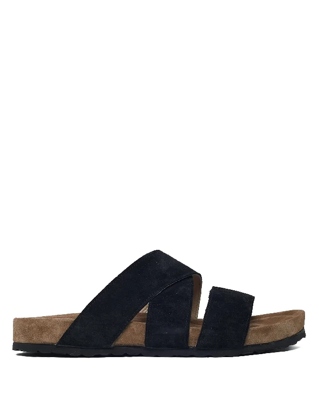 Men's Comfortable Shoes James Suede Black