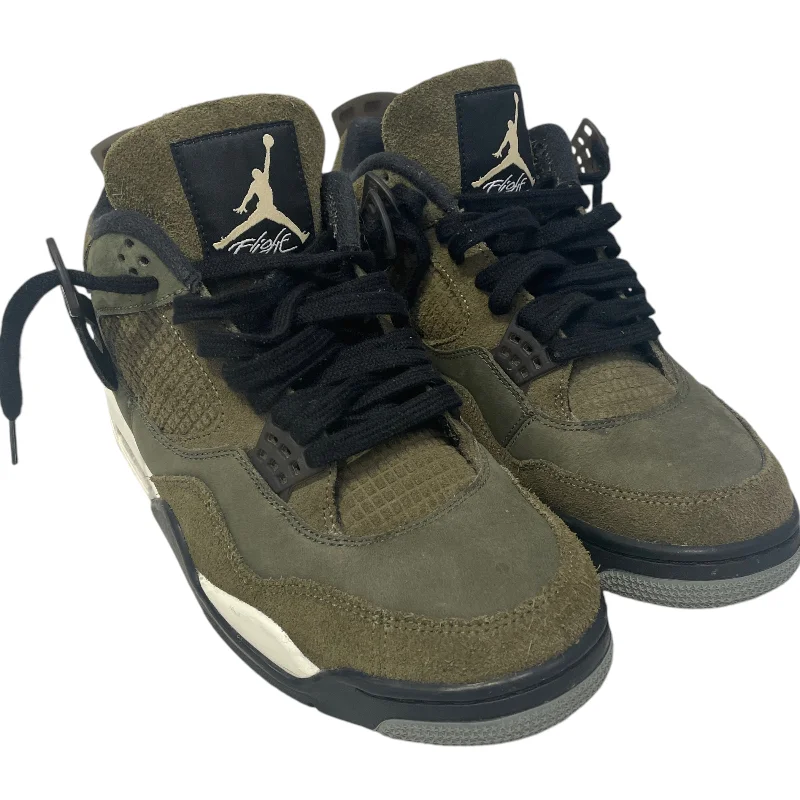 Men's Seamless Design Boots NIKE/Hi-Sneakers/US 10/GRN/jordan 4 retro