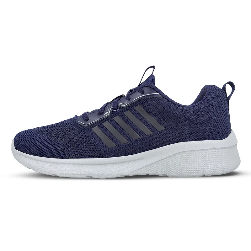 Men's Cozy Boots Men's Lace-up Walking Shoe - WS9560 Navy Blue