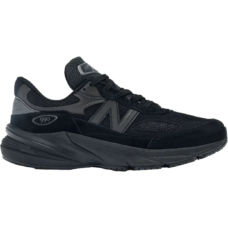 Men's Flexible Boots Unisex New Balance U990BB6 Black/Black Suede/Mesh
