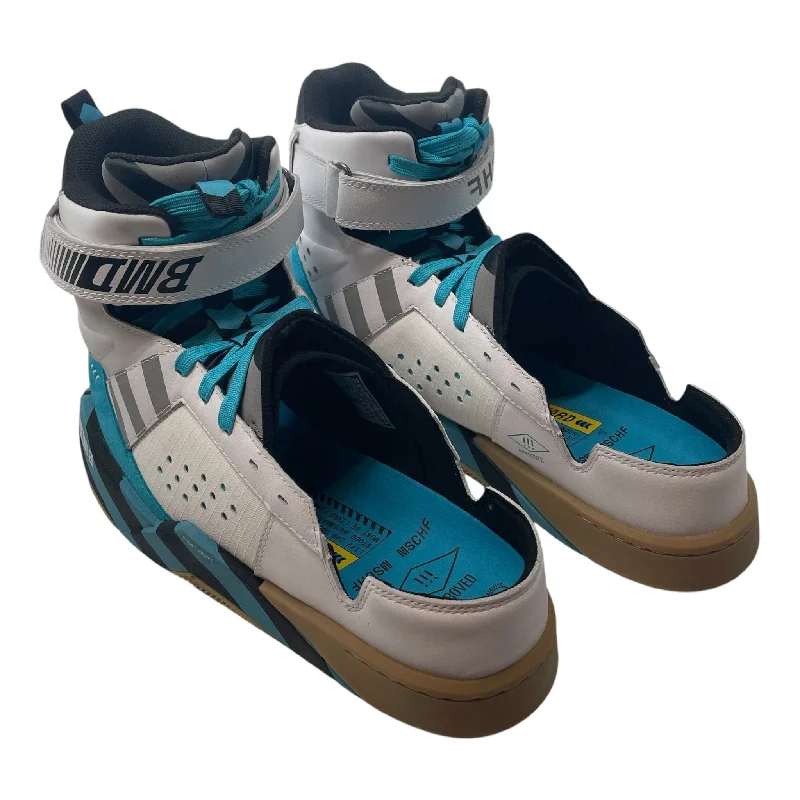 Clearance Sale On Men's Shoes MSCHF/Hi-Sneakers/US 11/Border/BLU/backward sneakers