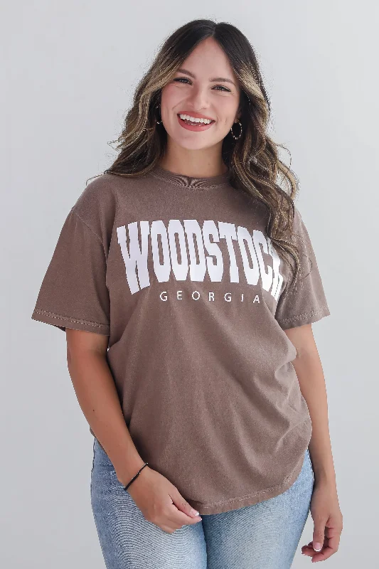 Urban Femme Streetwear Brown Woodstock Georgia Tee