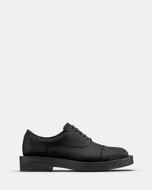 Sleek And Modern Shoes Cur Oxford 2 M Black Textile