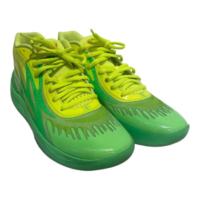 Men's Seamless Design Shoes PUMA/Low-Sneakers/US 9.5/GRN/LaMelo x  Nickelodeon Slime