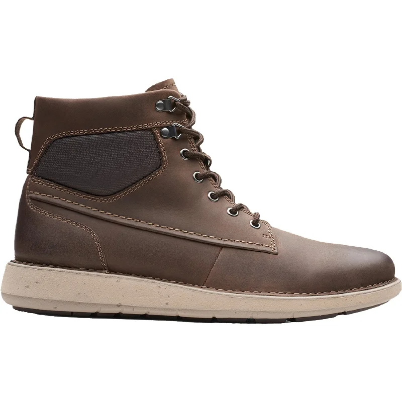 Men's Eco-Friendly Shoes Men's Clarks Un Larvik Peak Brown Leather
