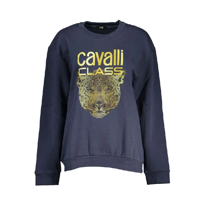 Women's Festive Attire Cavalli Class Elegant  Fleece Crew Neck Women's Sweatshirt