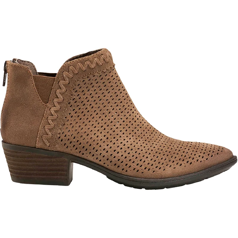 Men's Waterproof Boots Women's Earth Perry Warm Taupe Suede