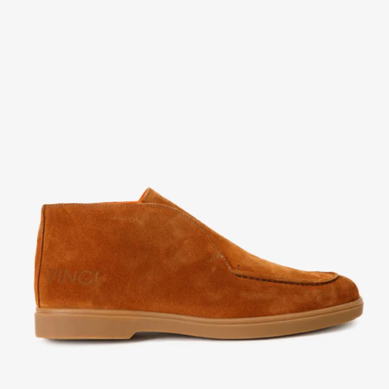 Men's All-Season Shoes The Belek Tan Open Walk Suede Leather Men Boot