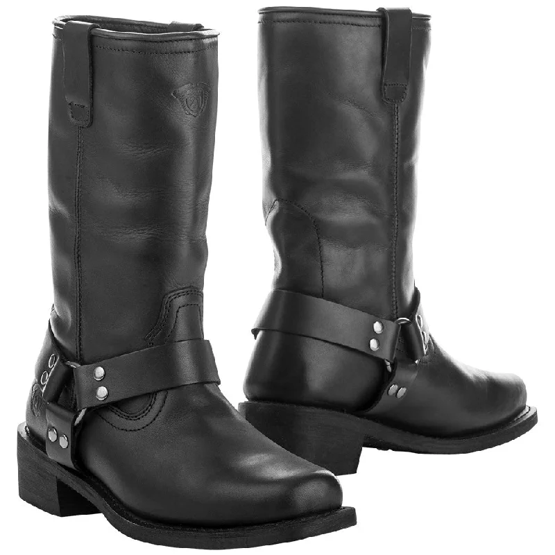 Men's Stylish Boots Highway 21 Spark Men's Leather Harness Motorcycle Rider Boots