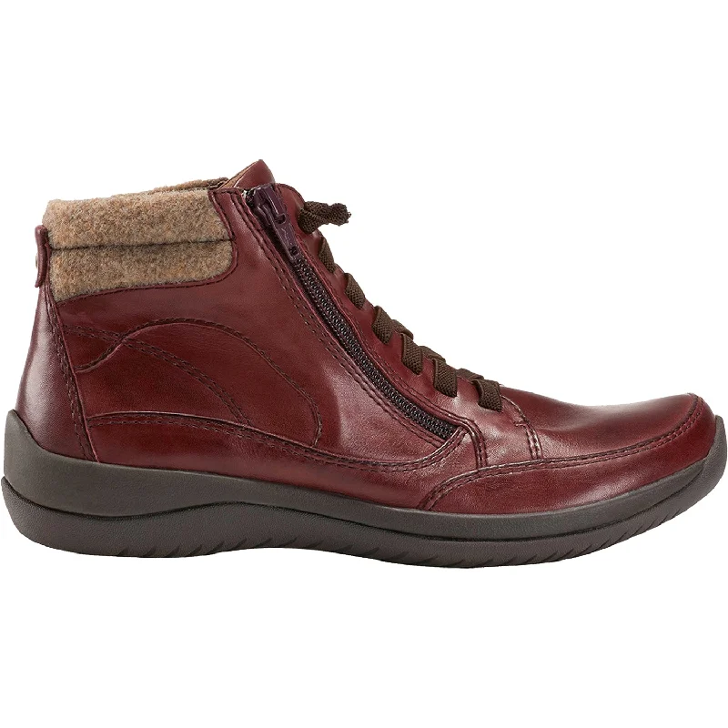 Men's Odor-Resistant Shoes Women's Earth Savant Merlot Leather