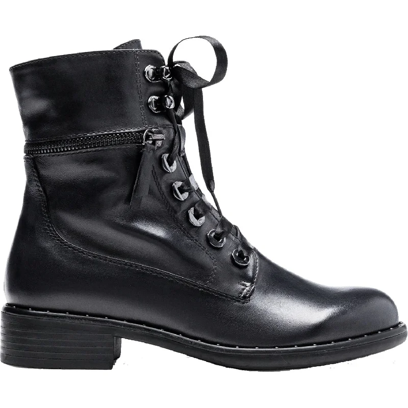 Elegant Shoes For Formal Events Women's Regarde Le Ciel Roxana-04 Black Leather