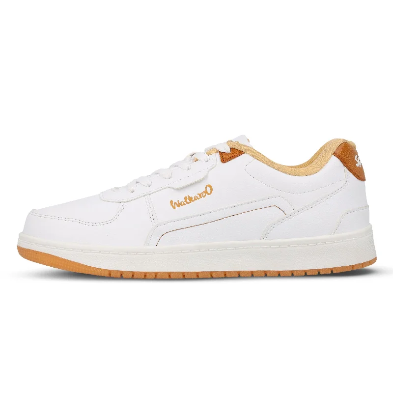 Men's Ergonomic Shoes Men's Casual Sneakers - WY3461 White Gold