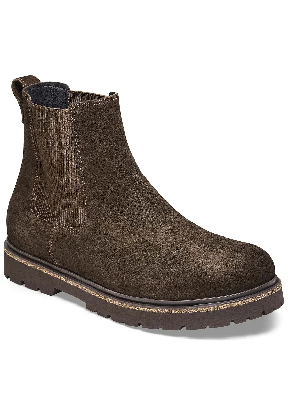 Men's Elegant Shoes Birkenstock Men's Highwood Slip On Suede Leather Boots