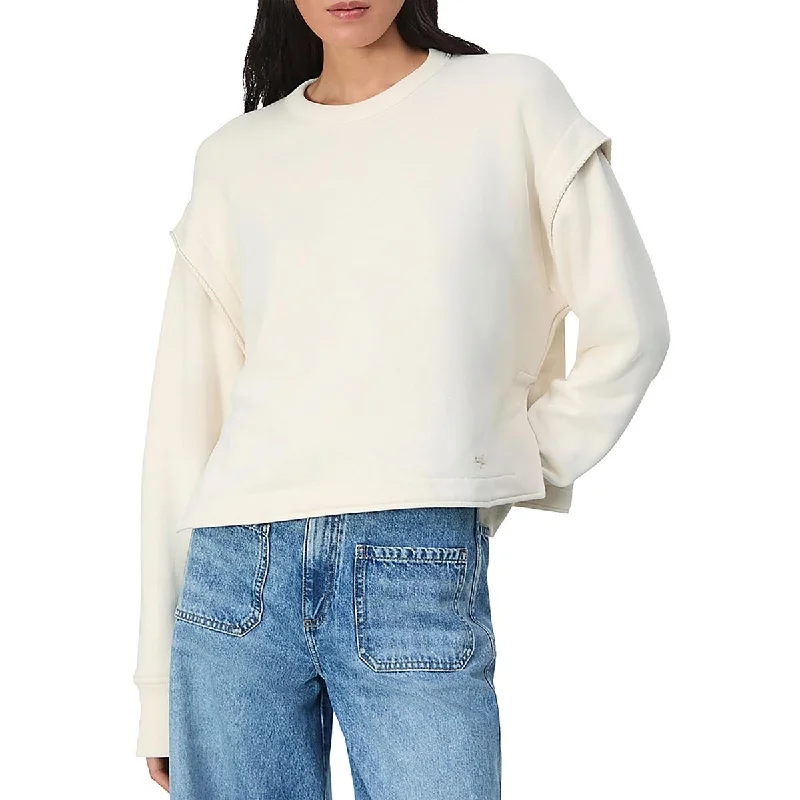 Trendy Street Style Clothing Womens Cotton Blend Layered Sweatshirt