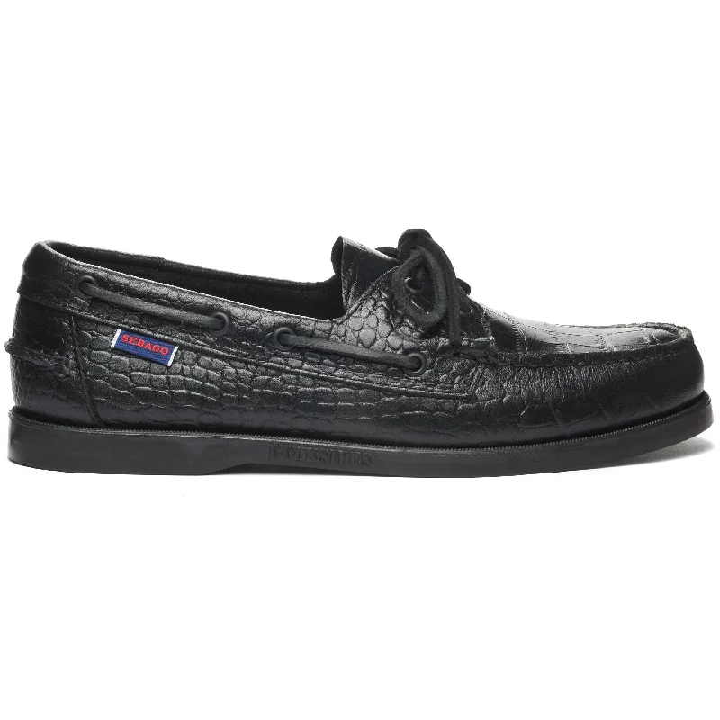 Men's Ultra-Light Shoes Portland Exotic - Croc Black