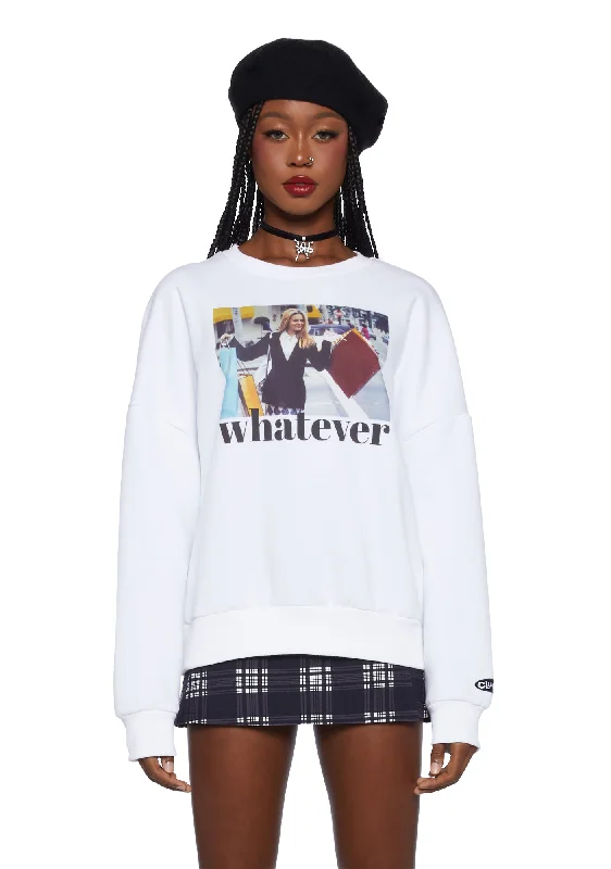 Modern Women's Apparel Retail Therapy Graphic Sweatshirt