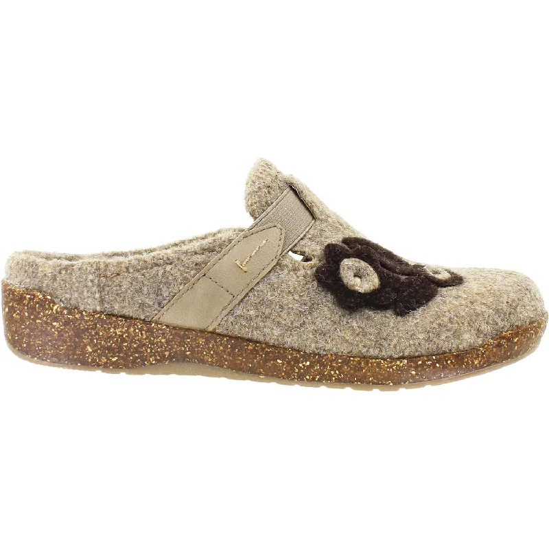 Limited Stock On Premium Leather Shoes Women's Earth Jackie Oatmeal Felt