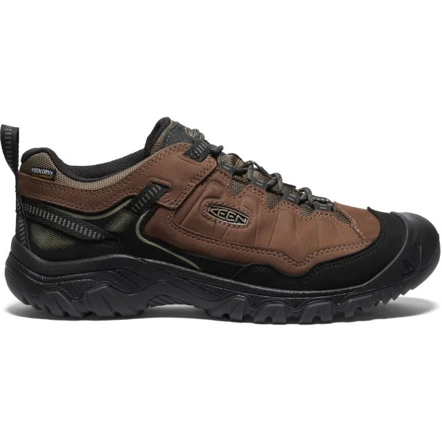 Men's Anti-Slip Shoes Keen Targhee IV Waterproof WIDE Bison Brindle Men's