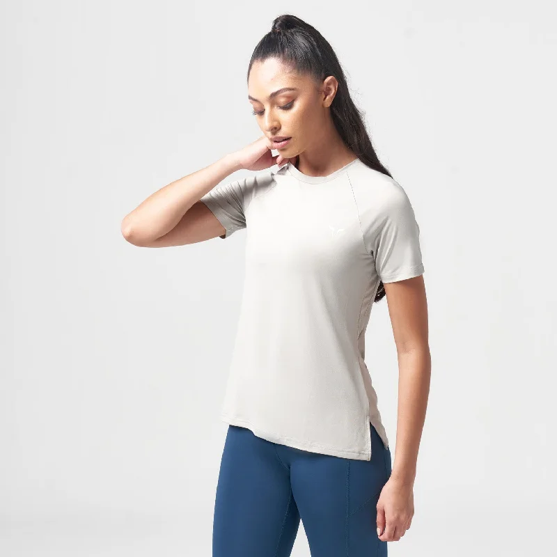 Women's Charming Outfit For Events Weightless Tee - Willow Grey