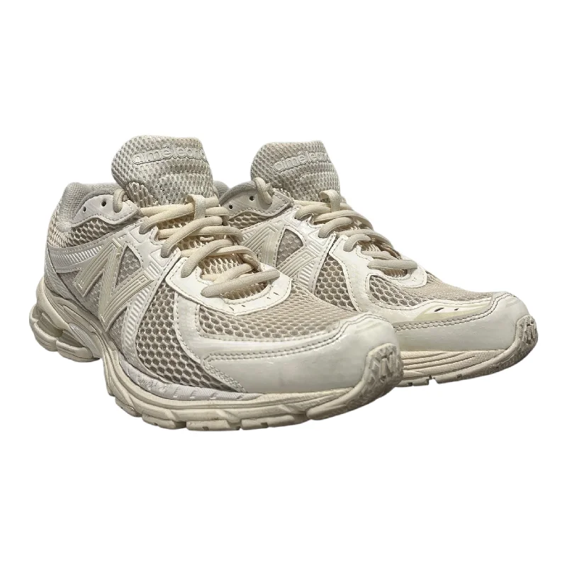 Men's Classic Shoes NEW BALANCE/AIME LEON DORE/Low-Sneakers/US 9.5/Nylon/CRM/860V2