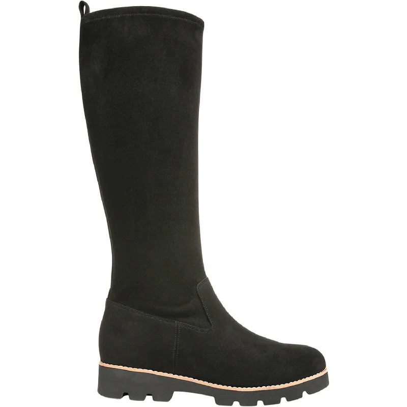 Men's Flexible Boots Women's Vionic Ashburn Black Stretch Microfiber
