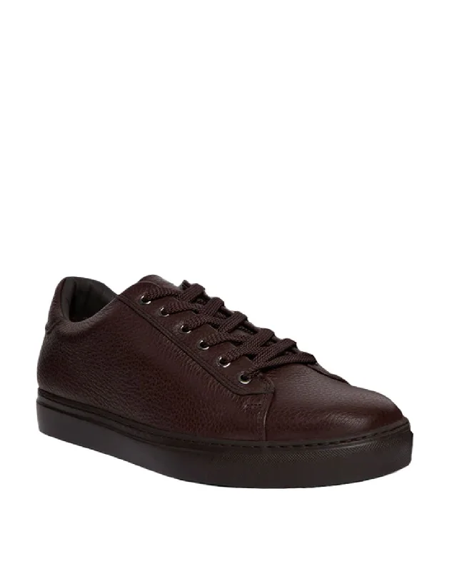 Men's Premium Boots Travis Deerskin Lacep Sneaker in Dark Brown