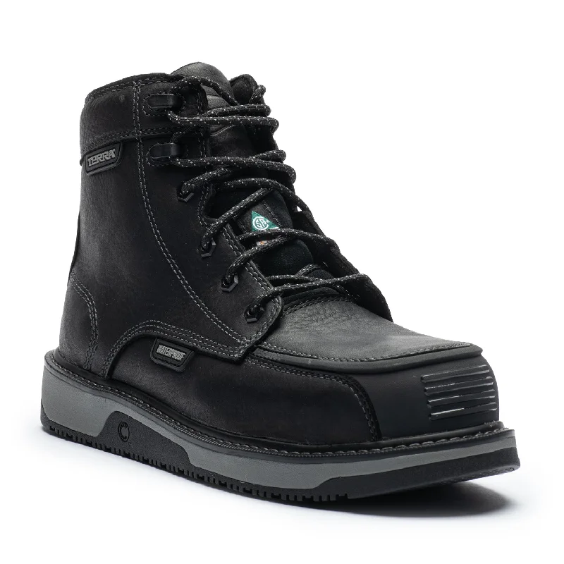 Men's Handcrafted Shoes Ironstone Men's 6" Composite Toe Work Boots 839GBK