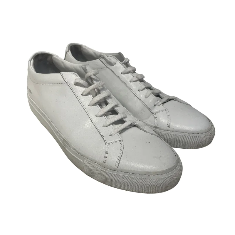 Men's Cozy Shoes COMMON PROJECTS/Low-Sneakers/US 11/Leather/WHT/