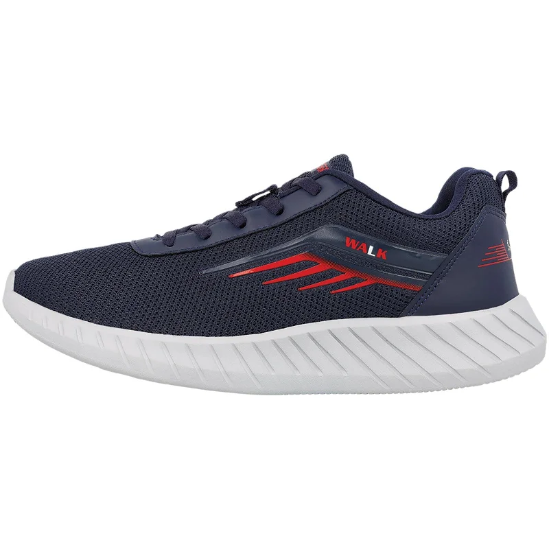 Men's Durable Shoes Men's Lace-up Walking Shoe - WS3087 Navy Blue