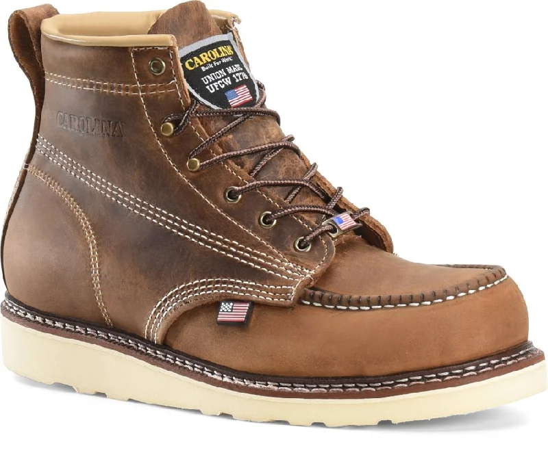 Men's Sporty Boots Carolina CA7811 Amp USA Steel Toe Work Boots