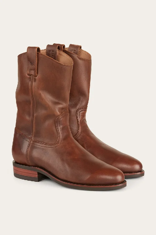 Men's Cushioned Shoes Kimberley Mens High Boot - Burnt Brown