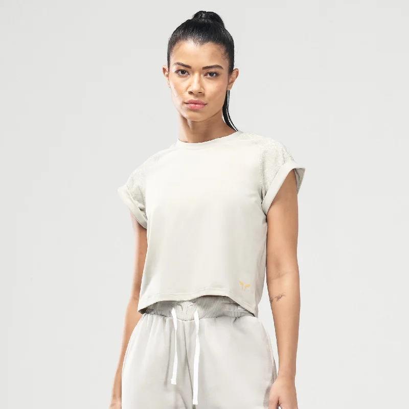 Women's Vacation Outfit Set Code Boxy Tee AW22 - Willow Grey