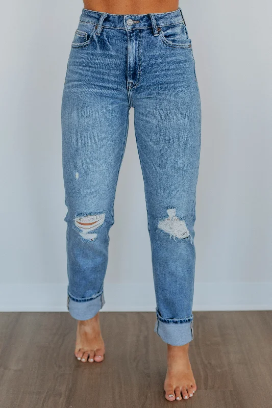 Urban Femme Streetwear Tracey Hidden Jeans - Necessary