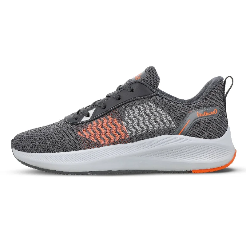 Special Sale On Breathable Shoes Walkaroo Running Shoes for Men - WS9091 Dark Grey
