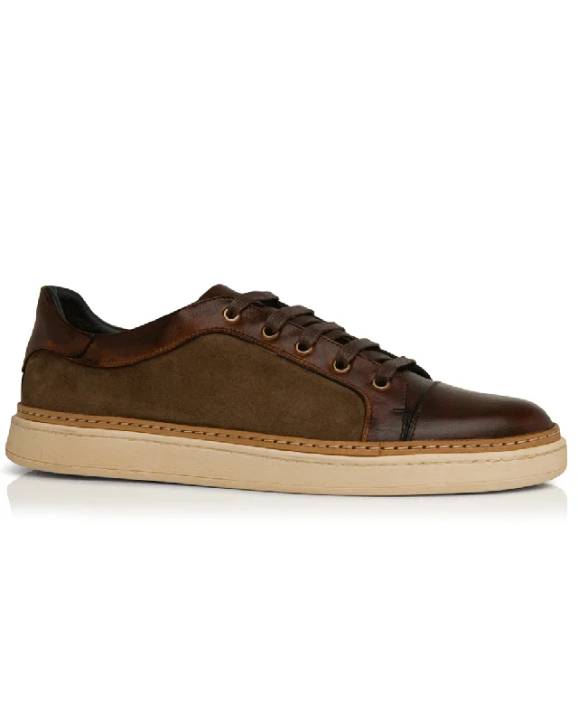 Men's Premium Boots Messina Farro Sneaker in Tobacco