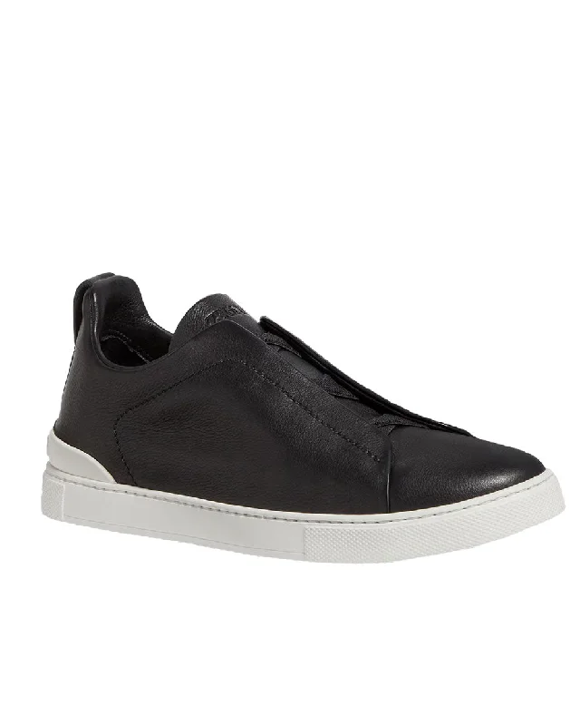 Men's Cozy Boots Secondskin Triple Stitch Sneaker in Black