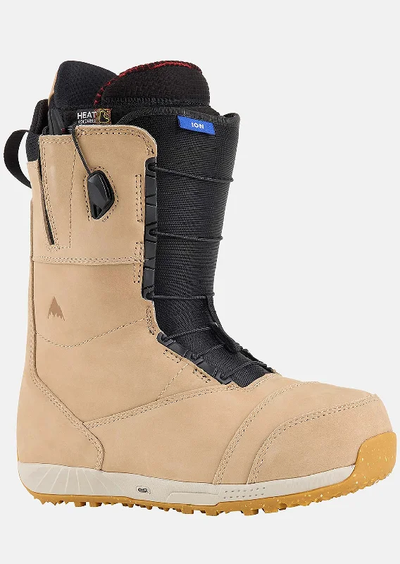 Men's Odor-Resistant Boots Burton Men's Ion Leather Snowboard Boots