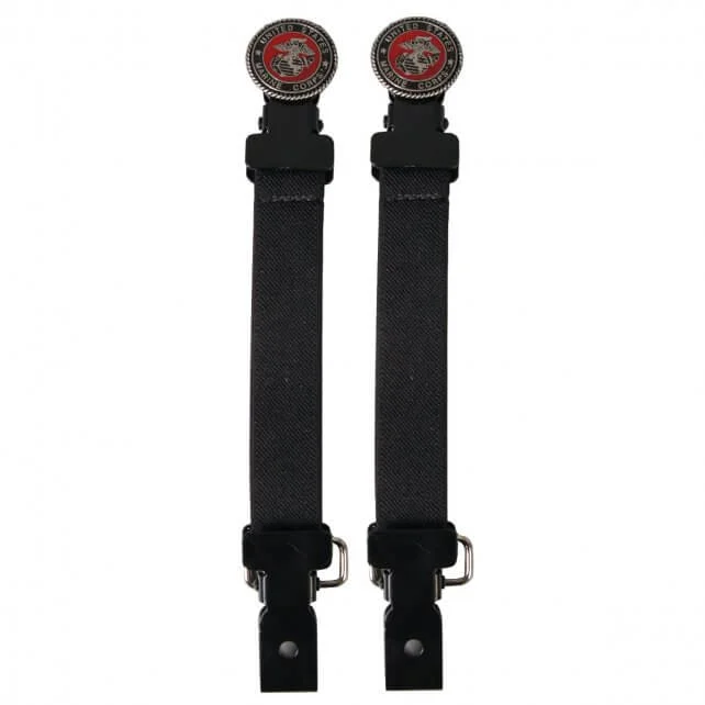 Men's All-Season Boots Hot Leathers BUA2023 Marines Motorcycle Riding Pant Clips