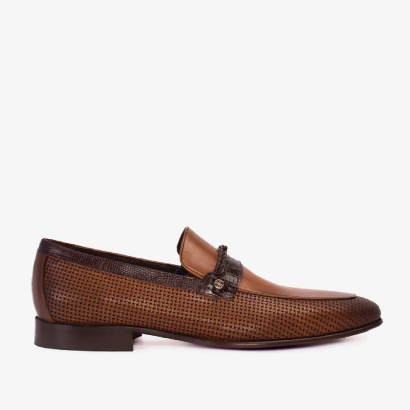 Men's Supportive Shoes The Acerra Tan Leather Loafer Men Shoe