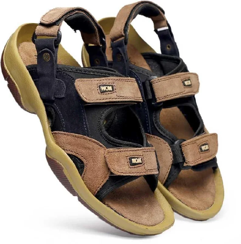 Men's Sporty Shoes Tan Leather Sandals