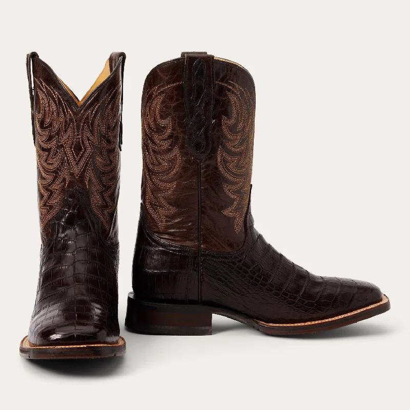 Men's Sporty Shoes Aces Alligator Boots